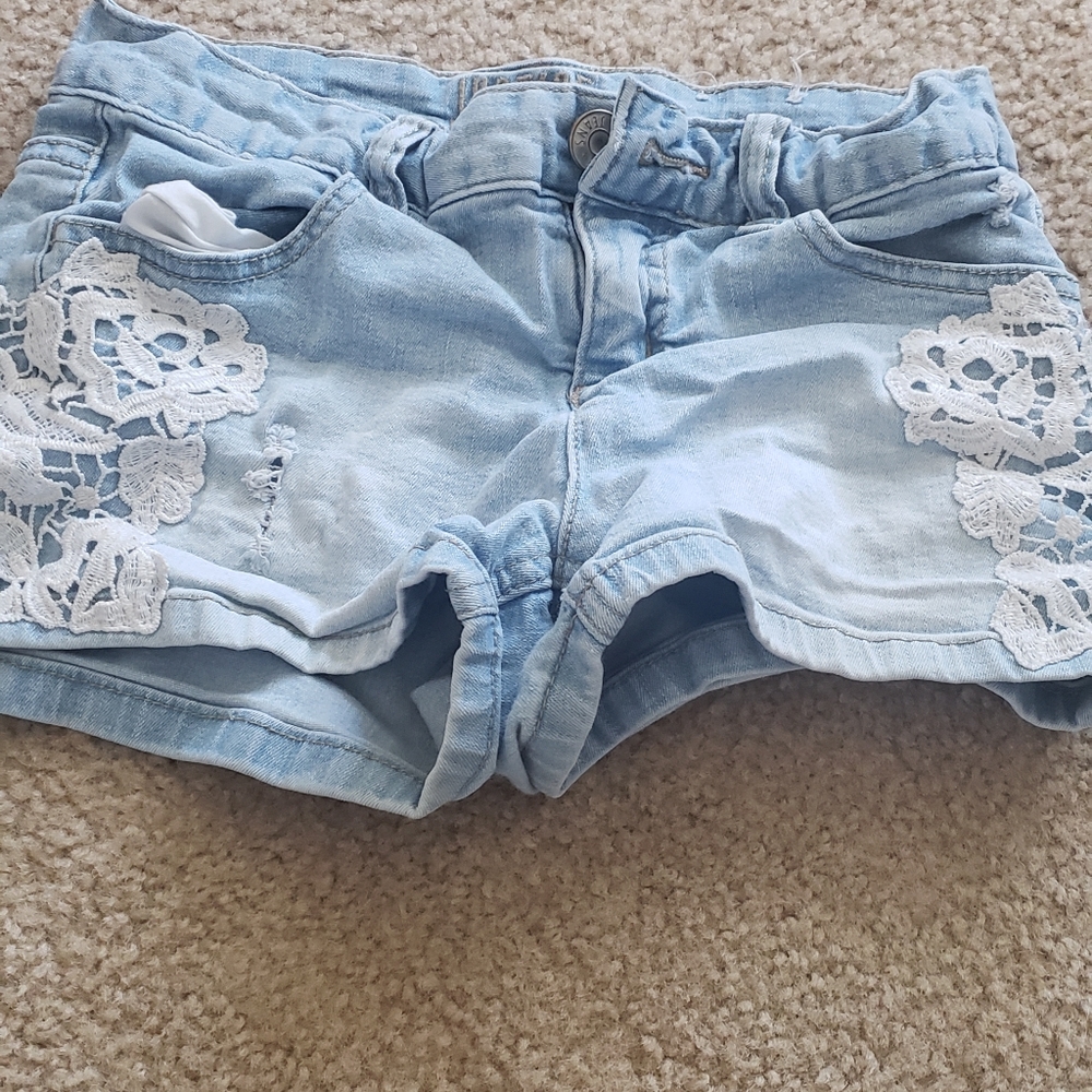 Justice jean shorts